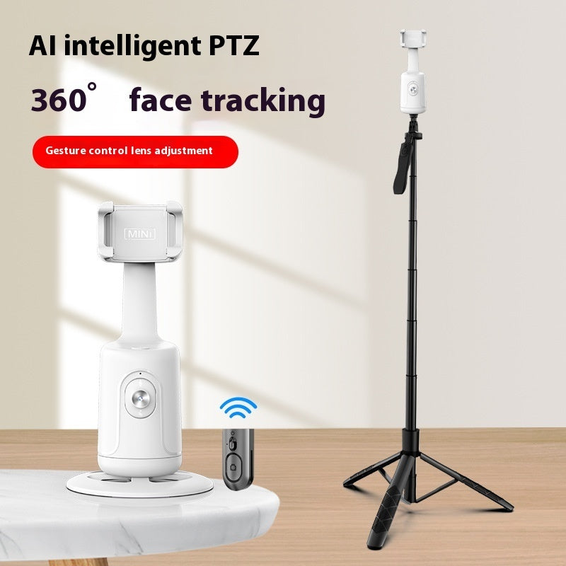 360° Rotating AI Powered Live Tracking Phone Holder – Perfect for TikTok, Reels, and Live Streaming