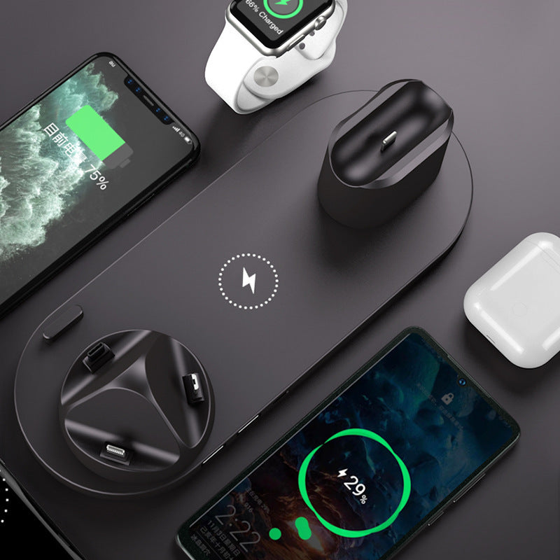 The Ultimate 4-in-1 Fast Wireless Charger for Apple iPhone, Samsung, All Android, Apple Watch, iWatch, Airpods