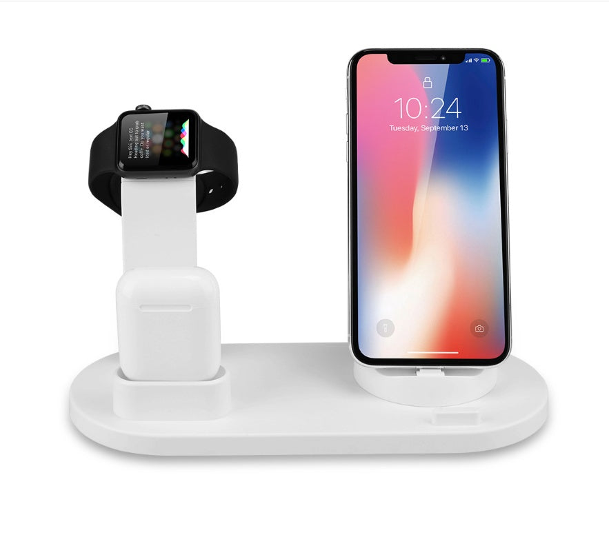 4 in 1 Fast Wireless Charging Station for iPhones/Android, Apple Watch, Airpod