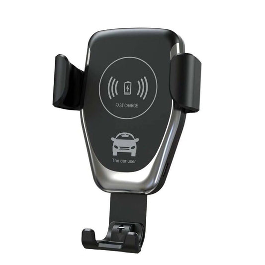 15W Wireless Car Phone Charger & Holder – Dual-Tone Design for All Wireless Charging Phones