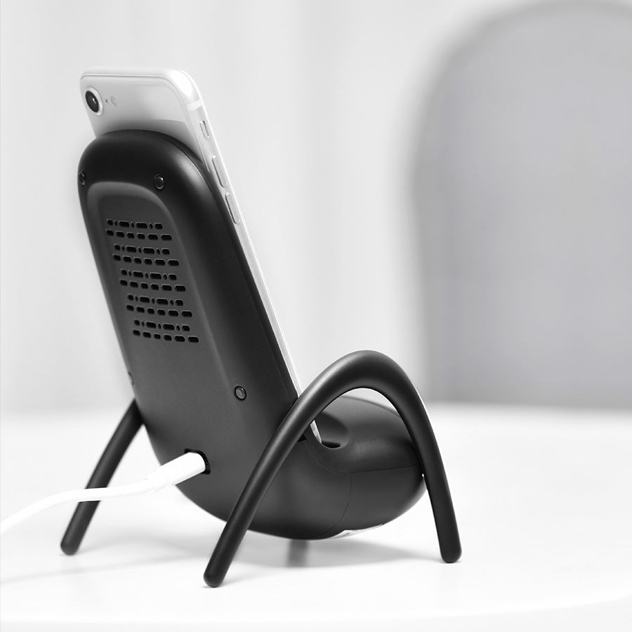 Chair Designed Amplified Wireless Charger – Boost Your Sound & Charge Your Phone