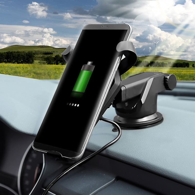 Universal 15W Wireless Car Phone Charger & Holder – Seamless Charging for All Wireless Charging Smartphones