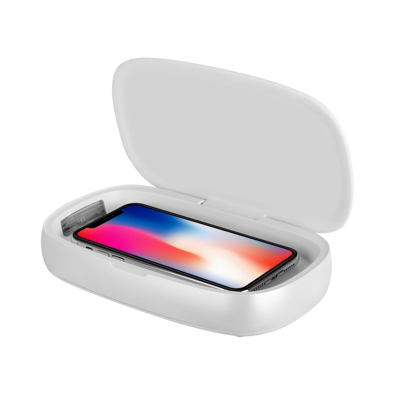 UV Disinfectant Box with Wireless Charger – Sanitize & Charge Your Phone Simultaneously