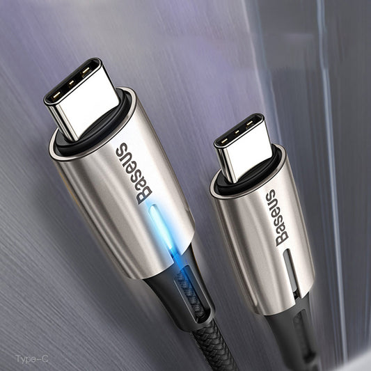 Type-C to Type-C Data Cable – 60W Power Delivery, 10Gbps Data Transfer, High-Durability, 1M