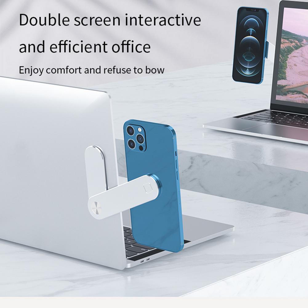 Magnetic Laptop Phone Holder – Boost Productivity with Multi Screen Experience!