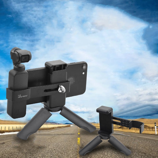 Tripod for OSMO Pocket 2 with Phone Mount – Perfect Vlogging & Stable Video Shooting