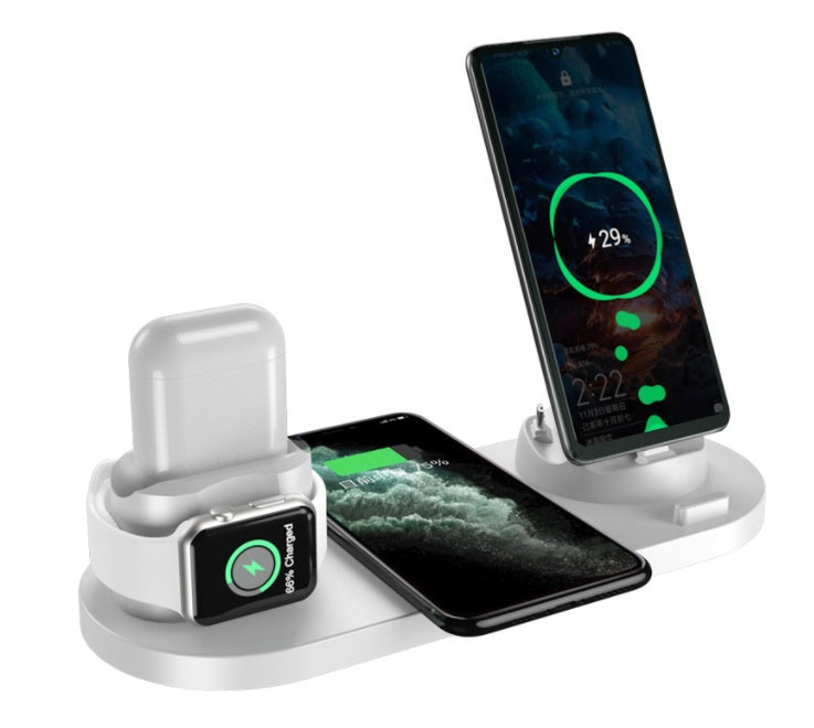 The Ultimate 4-in-1 Fast Wireless Charger for Apple iPhone, Samsung, All Android, Apple Watch, iWatch, Airpods