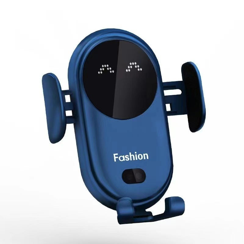 Funky Automatic Adjustable 15W Car Phone Holder & Wireless Charger – Sleek Color Options, Auto Mounting