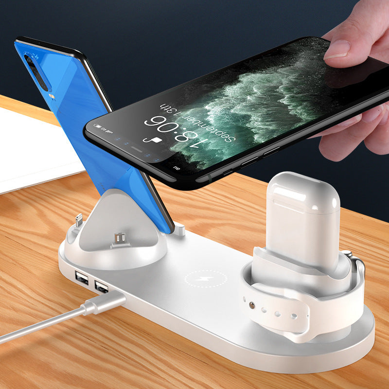 The Ultimate 4-in-1 Fast Wireless Charger for Apple iPhone, Samsung, All Android, Apple Watch, iWatch, Airpods