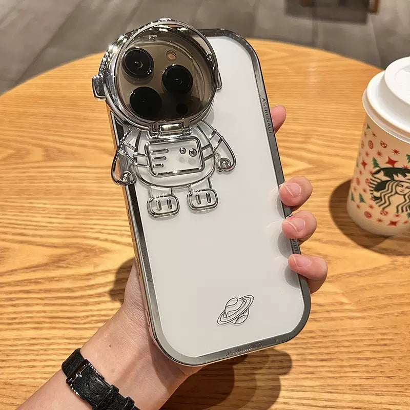 Glitter Astroboy iPhone Case with Camera Protection Cover & Stand – Unique and Stylish Design