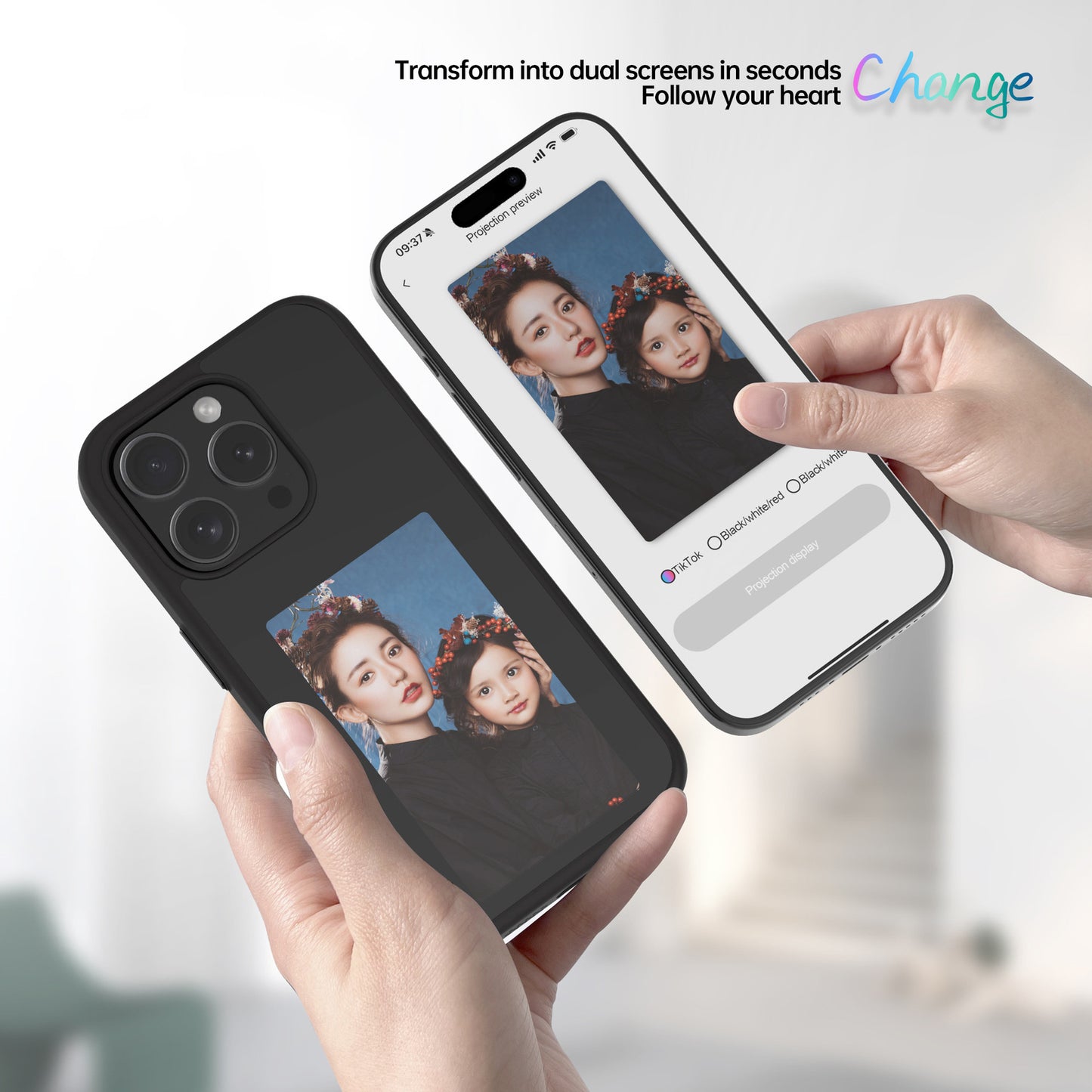 E-Ink Smart Phone Case for iPhone – Instantly Display Your Favorite Image!