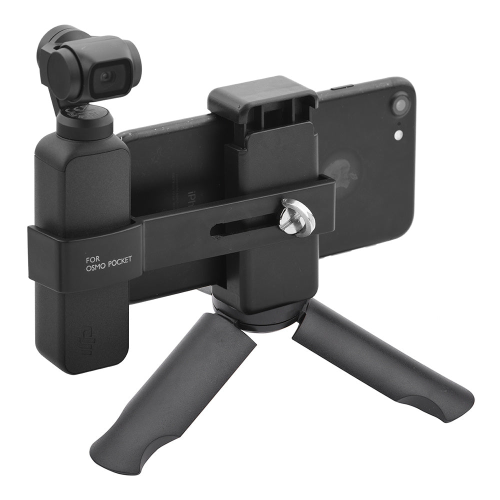 Tripod for OSMO Pocket 2 with Phone Mount – Perfect Vlogging & Stable Video Shooting