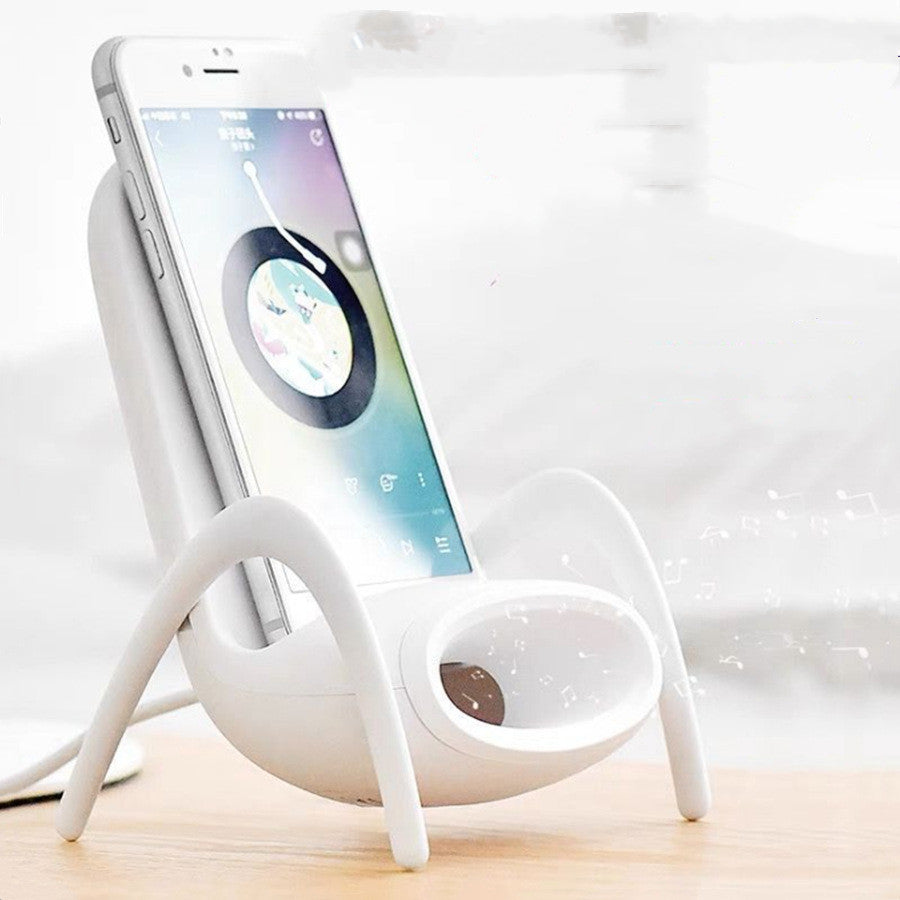 Chair Designed Amplified Wireless Charger – Boost Your Sound & Charge Your Phone